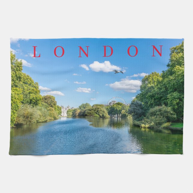 London St.James's Park vue serviette de thé (Horizontal)