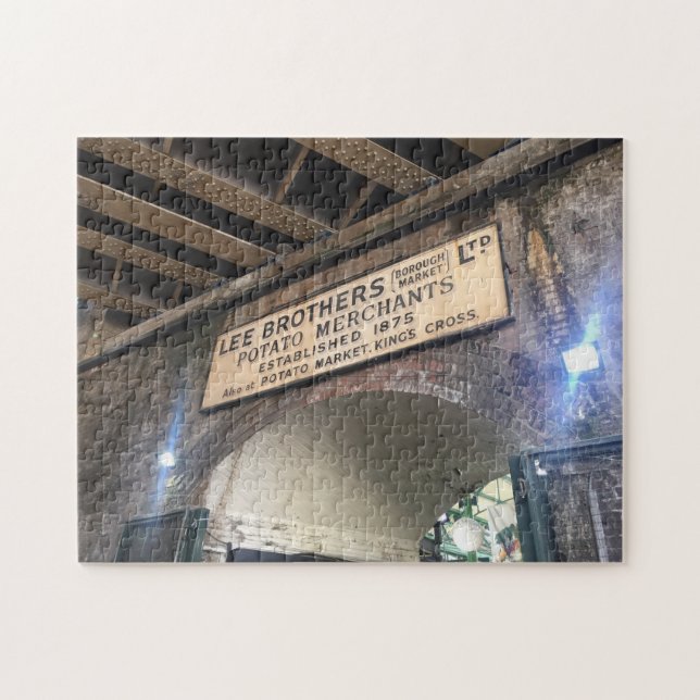 Londres Angleterre Borough Market Photo Puzzle (Horizontal)