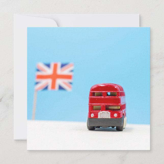 Londres Angleterre Double Decker Red Bus (Devant)