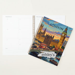 Londres Angleterre Voyage Art Vintage   Personnali