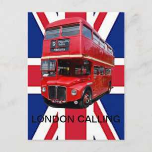 LONDRES APPELLE LA CARTE POSTALE