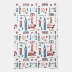 Londres Big Ben English Drapeau serviette de cuisi