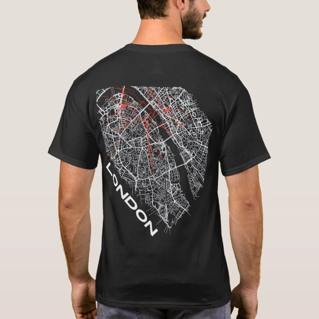 Londres sur votre T-shirt (Dos)