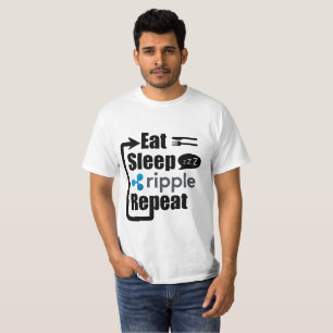 L'ondulation XRP mangent le T-shirt de sommeil