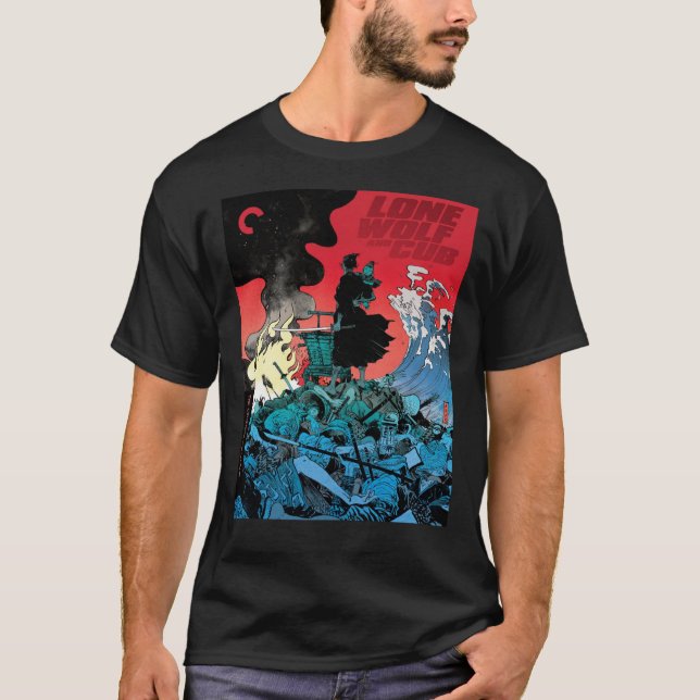 LONE WOLF et CUB Classic T-shirt (Devant)