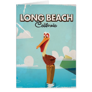 Long Beach Californie Pèlerin vintage voyage