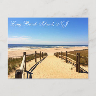 Long Beach Island, carte postale NJ LBI