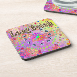 Long Beach Lucky Golden Dessous de verre