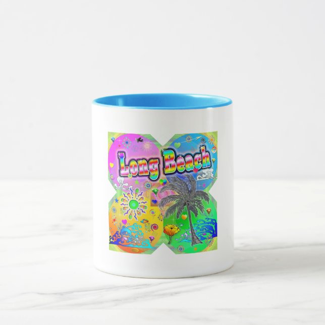 Long Beach Quadro Seasons Mug (Centre)
