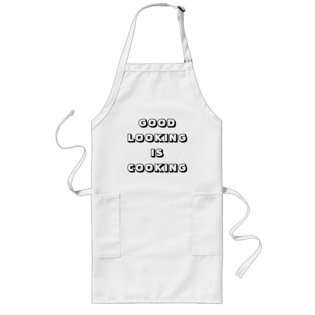 Long BONNE RECHERCHE EST CUISINE tablier (Devant)