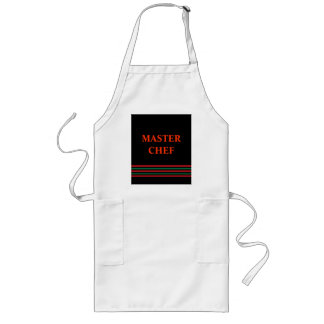 Long Chef principal> Tablier personnalisé
