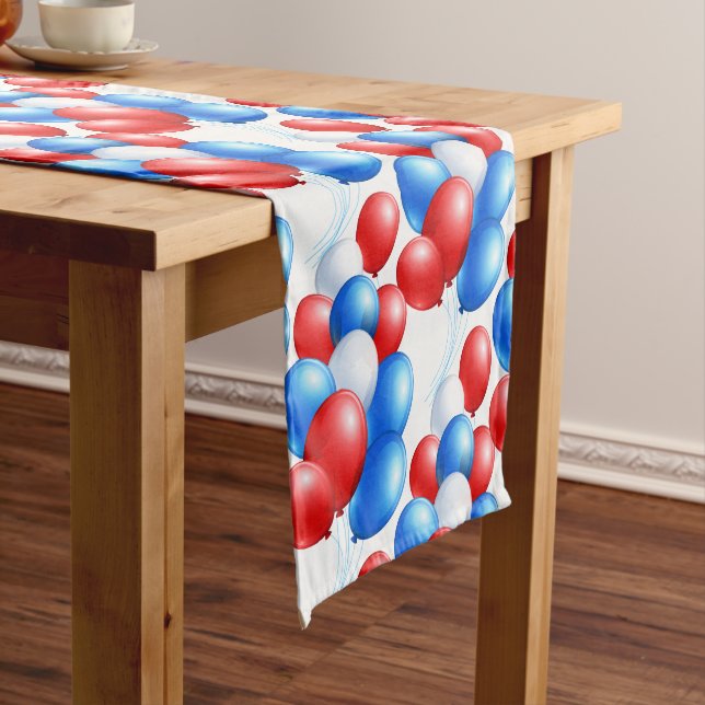 Long Chemin de table - Ballons 4 juillet Petit chemin d (In Situ)