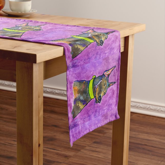 Long Chemin de table Doberman (In Situ)