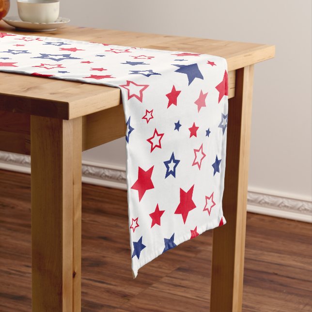 Long Chemin de table - Étoiles du 4 juillet  (In Situ)