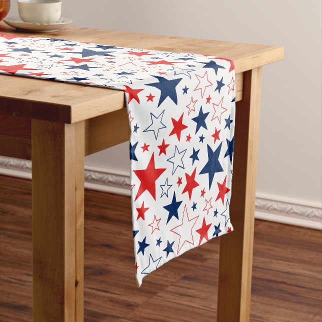 Long Chemin de table - Étoiles du 4 juillet  (In Situ)