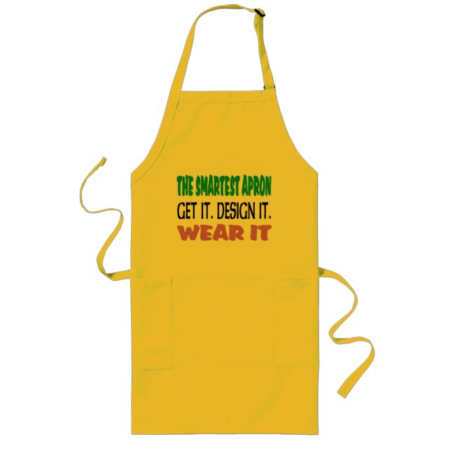 Long Concevez votre propre tablier de BBQ (Devant)