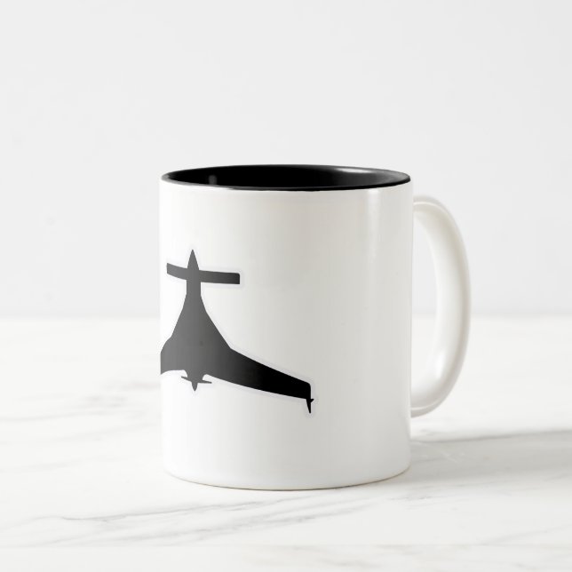 Long Ez Experimental Airplane Coffee Mug (Devant droit)