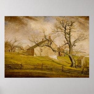 Long Island Farmhouses 1862–63 Affiche