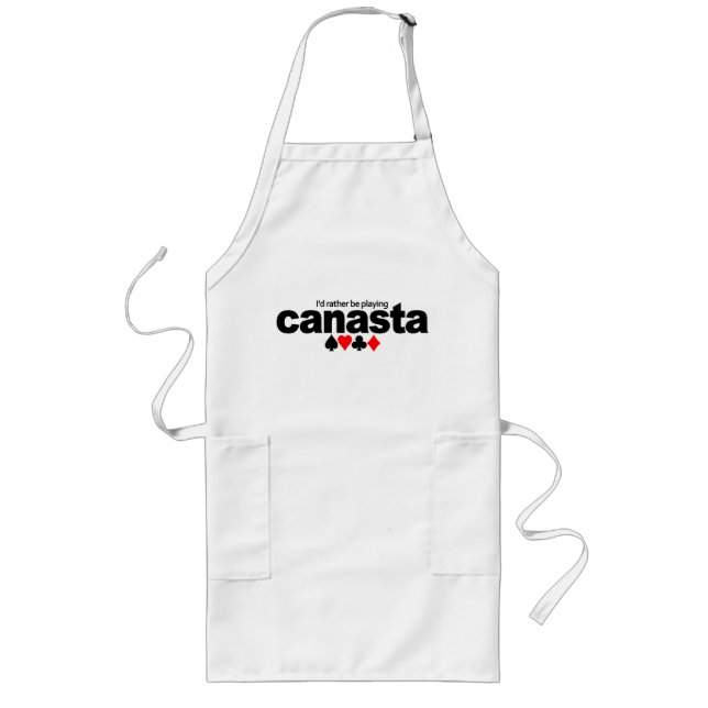 Long Je jouerais plutôt le tablier de canasta - (Devant)