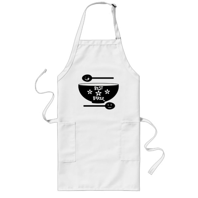 Long Le tablier fait sur commande de Baker/cuisinier (Devant)