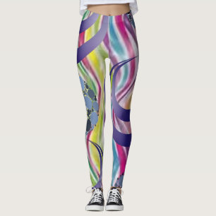 long leggings colorés