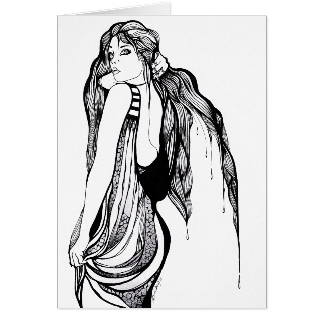 Long portrait d'ado de cheveux (Devant)