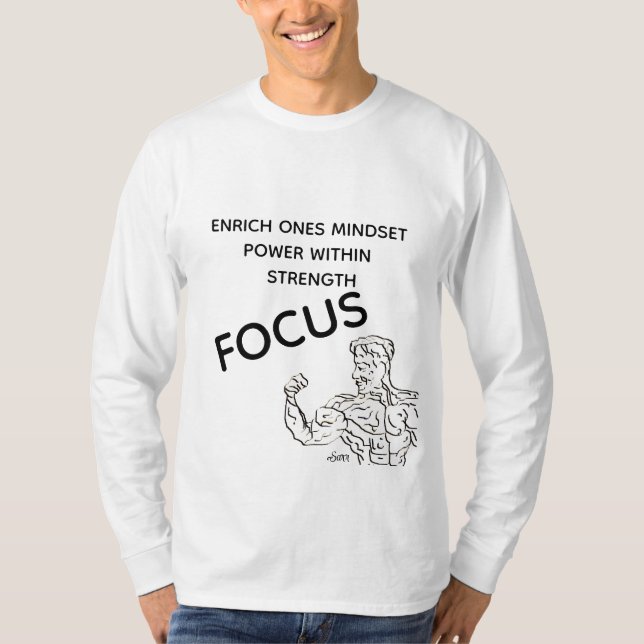 Long Sleeve T-shirt : Focus (Devant)