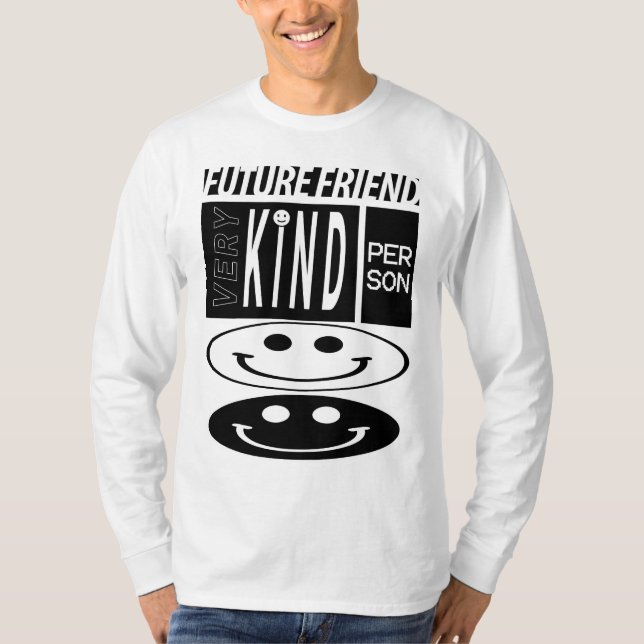 long T-shirt de douille de futur ami (Devant)