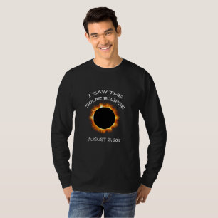 Long T-shirt de douille de l'éclipse 2017