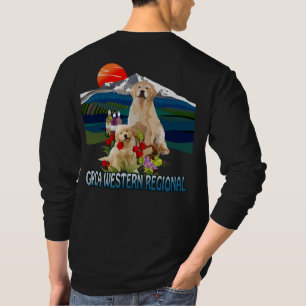 Long T-shirt de golden retriever de la douille des
