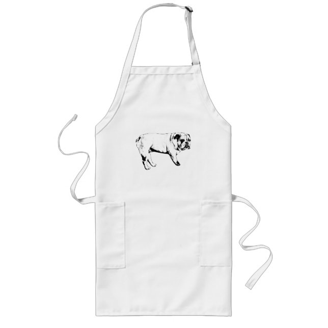 Long Tablier à chien de cuisine (Devant)