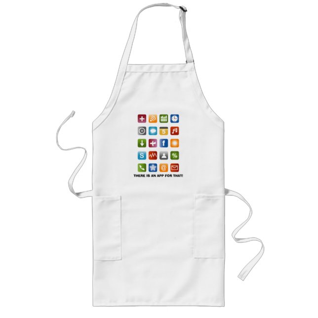 Long Tablier amusant pour hommes et femmes | Graphique  (Devant)