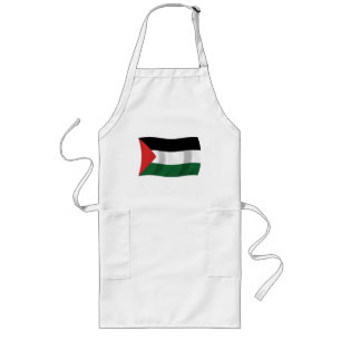 Long Tablier au drapeau de l'Autorité palestinienne