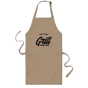 Long Tablier barbecue principal Grill personnalisé avec