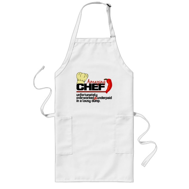 Long tablier Chef Extraordinaire (Devant)