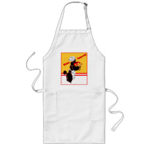 Long Tablier d'affiche d'Appetit d'os