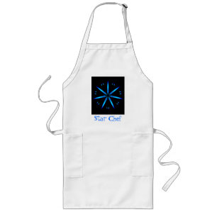 Long Tablier de cadeau de chef d'étoile