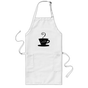 Long Tablier de café ou de café