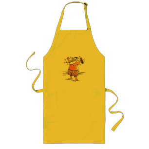 Long Tablier de chef jaune Drunk Père Noël