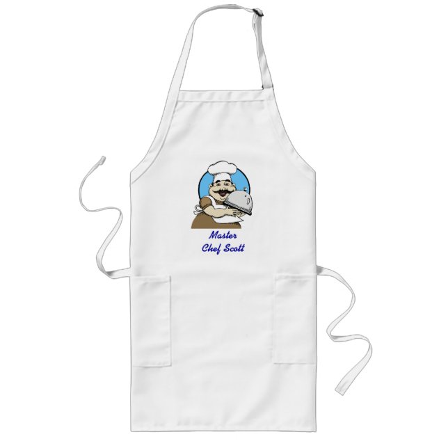 Long Tablier de chef principal de personnaliser - Scott (Devant)