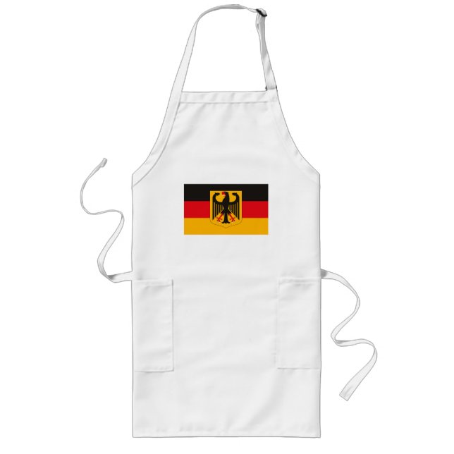 Long Tablier de COA du drapeau W de l'Allemagne (Devant)