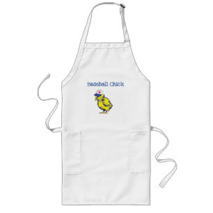 Long Tablier de conception de poussin de base-ball