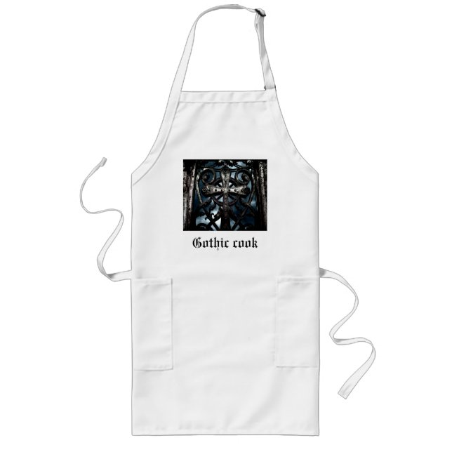 Long Tablier de croix céleste en fer forgé gothique (Devant)