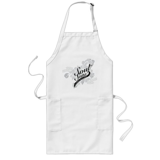 Long Tablier de cuisine de Sista d'âme (Devant)