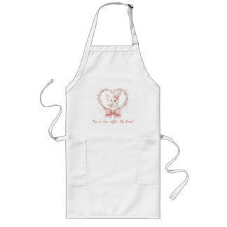 Long Tablier de cuisine lapin mignon - Cadeau de chef p