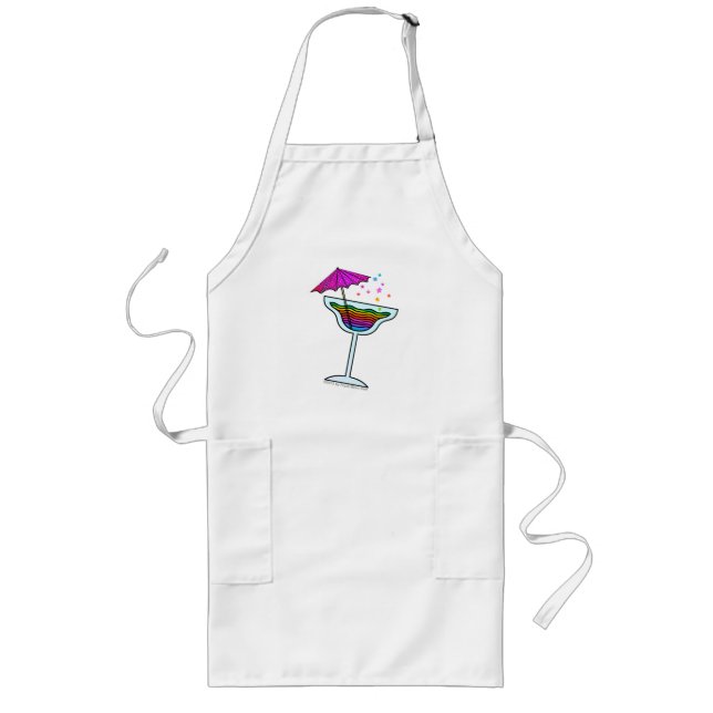 LONG TABLIER DE CUISINE OU DE BAR MARGARITA (Devant)
