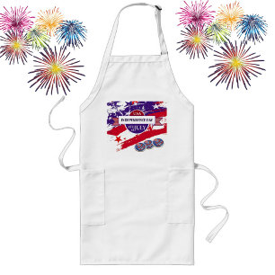 Long Tablier de cuisine pour la célébration du 14 juill