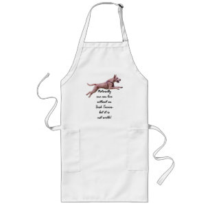 Long Tablier de cuisinier « irlandais terriers