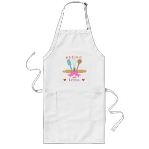 Long Tablier de cuisson personnalisé pour femmes