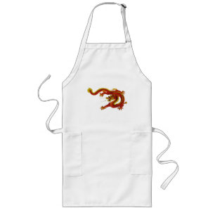 Long Tablier de dragon de feu